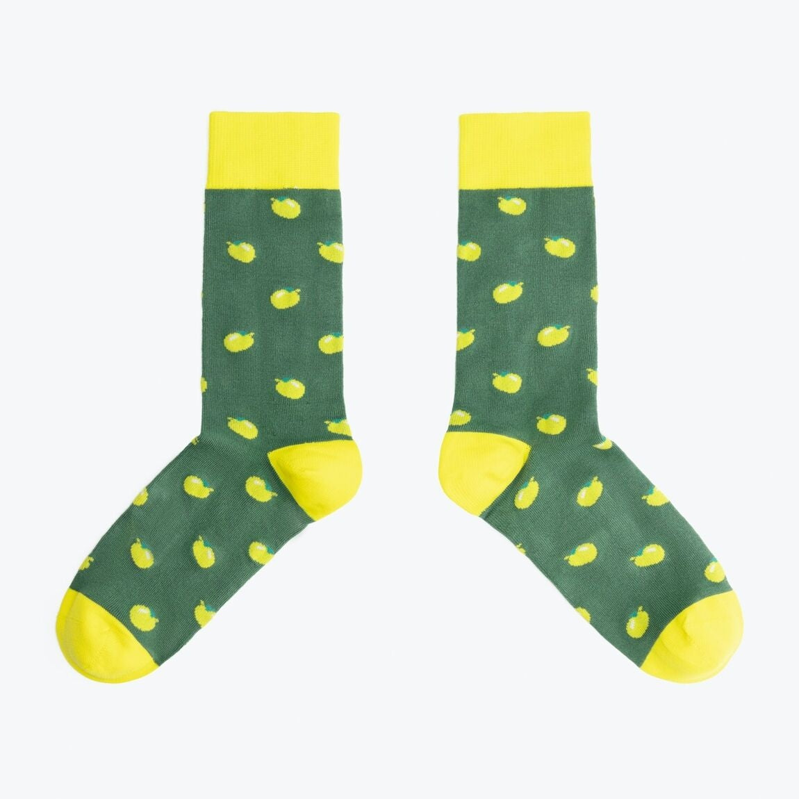 Chaussettes & Boxer Easy Peasy Citron – Coton Bio – Cadeau Homme Original Ton sur Ton