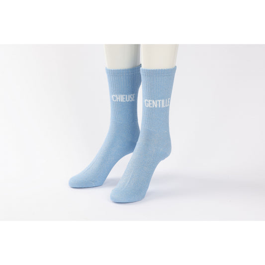 chaussettes gentille chieuse femme 36 42 paillettes