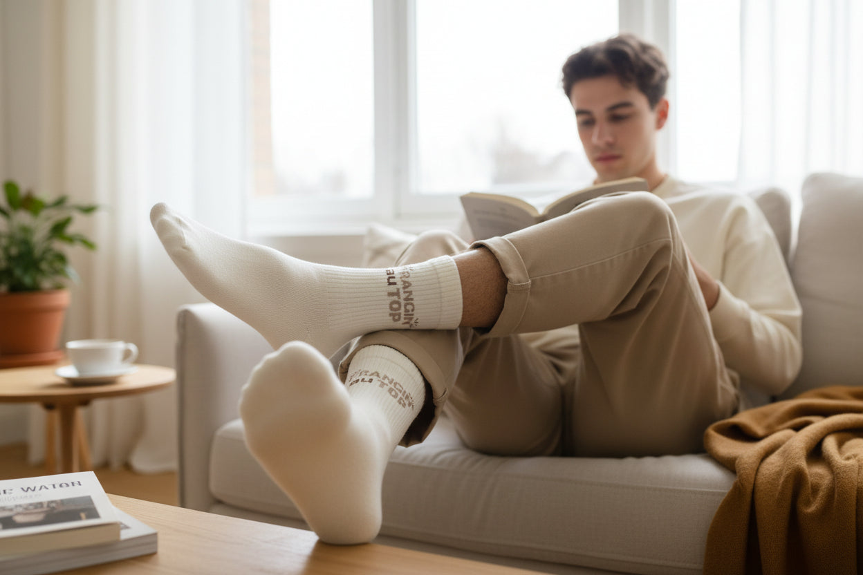 Chaussettes Homme “FRANGIN AU TOP” – Idée Cadeau Frère (39-45) JOY!