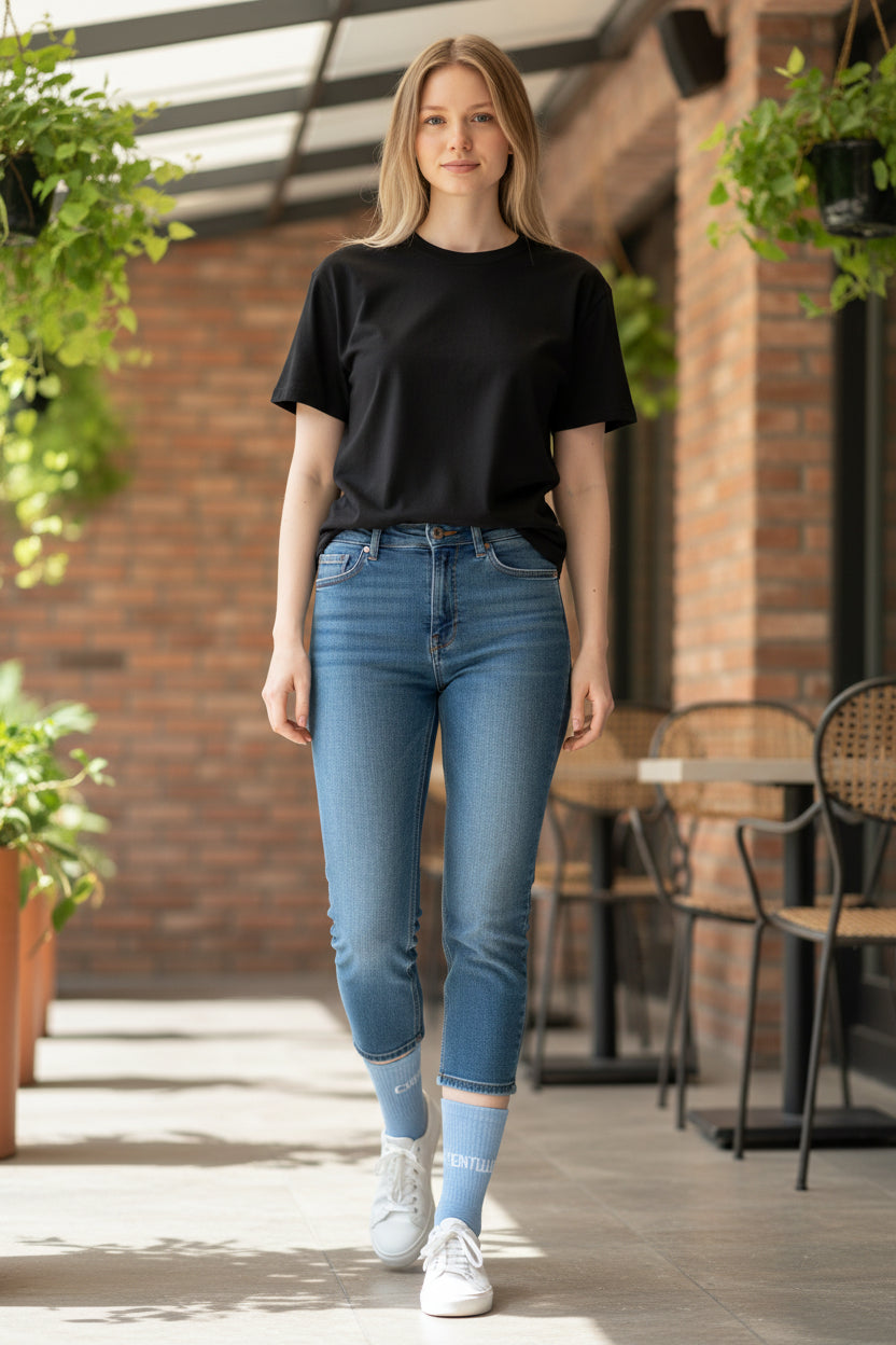 chaussettes gentille chieuse portees look tendance femme