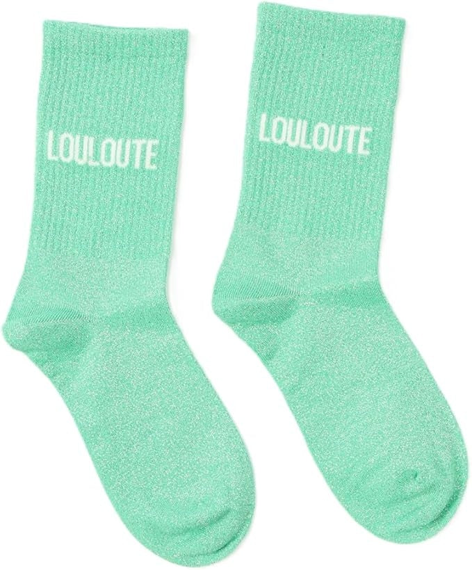 chaussettes louloute paillettes femme taille 36 42
