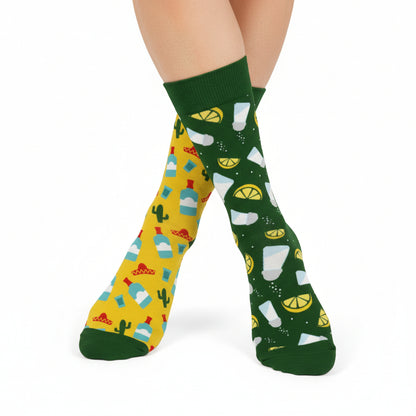 chaussettes originales tequila portées adulte style fun