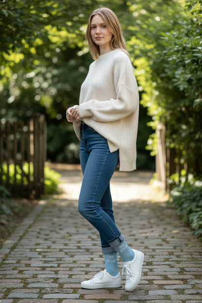 chaussettes trop stylee portees look tendance femme