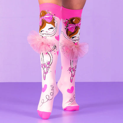 MADMIA – Chaussettes Ballerine avec Tutu 3D – Taille unique enfants & adultes MADMIA