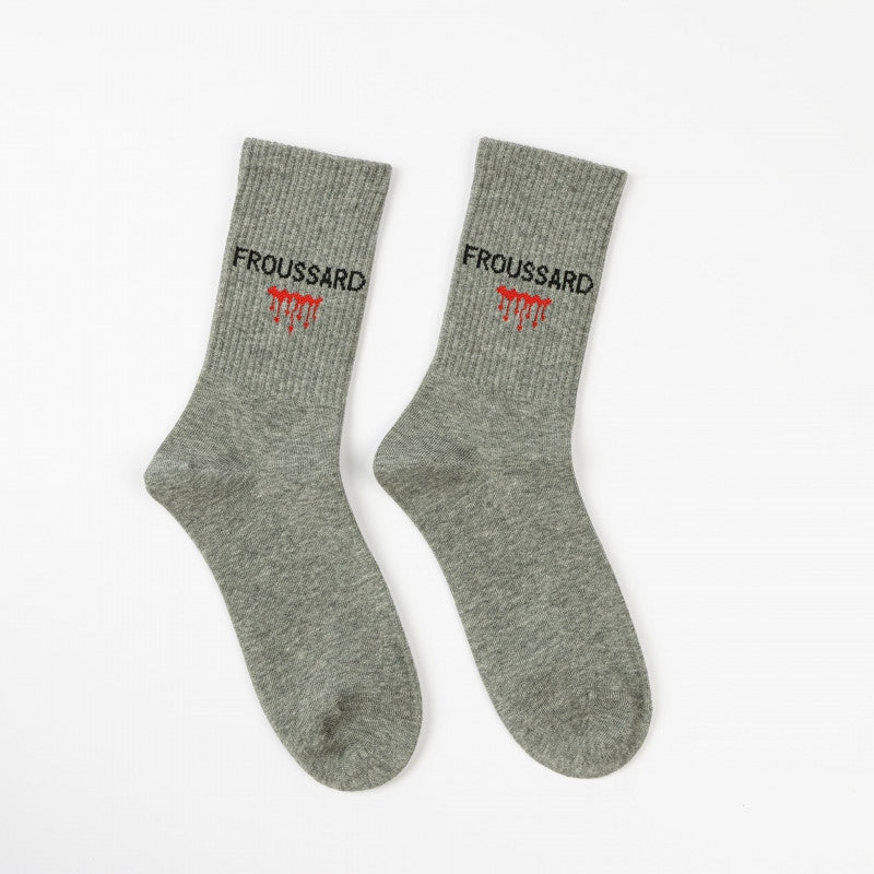 Chaussettes à message “FROUSSARD” – Cadeau drôle & confort 39/45 JOY!