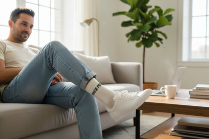 Chaussettes à message CASSE PIEDS – Humour adulte (39/45) JOY!