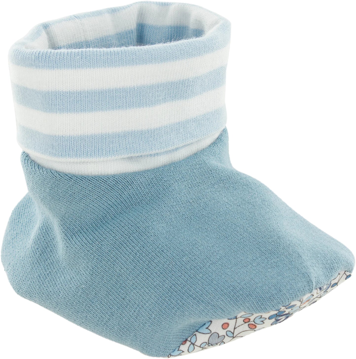Kit Couture Naissance “Marin” – Bonnet & Chaussons Bébé Liberty DIY Com'1 Idée