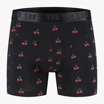 Cherry Picking – Coffret homme chaussettes & boxer assortis – Coton bio GOTS Ton sur Ton
