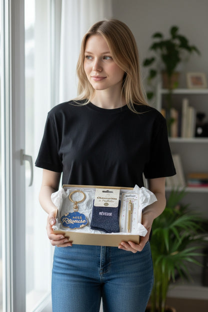 Porte-Clés Paillettes Miss Rêveuse – Accessoire Femme Brillant JOY!