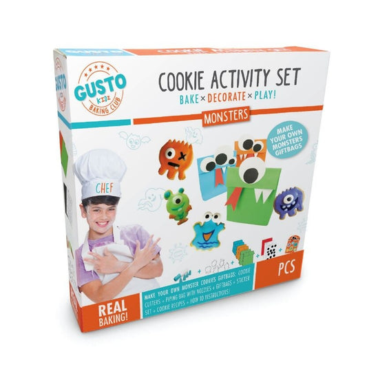 Coffret d’activités Cookies Monstres – Kit pâtisserie créatif enfant BoxCanDIY