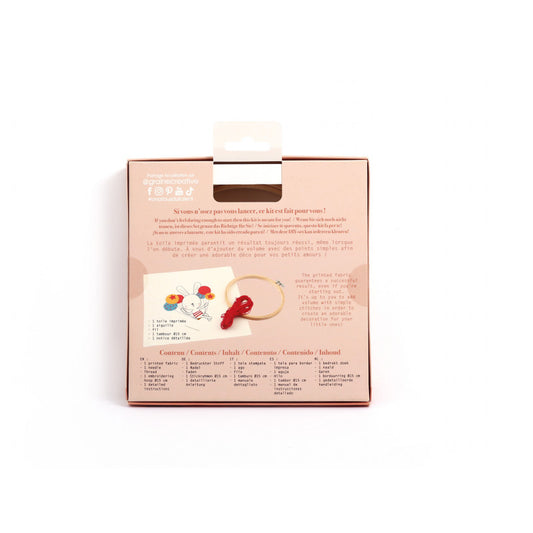 Kit Broderie Partielle Lapin Volant – Graine Créative GRAINE CREATIVE