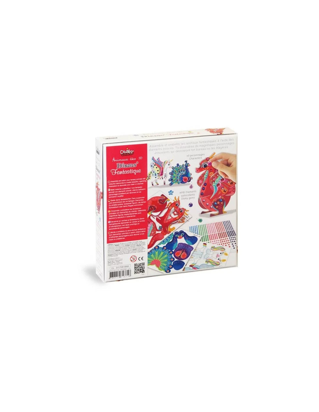 Animaux fantastiques 3D diamants – Coffret créatif enfant 5 ans+ Créa lign