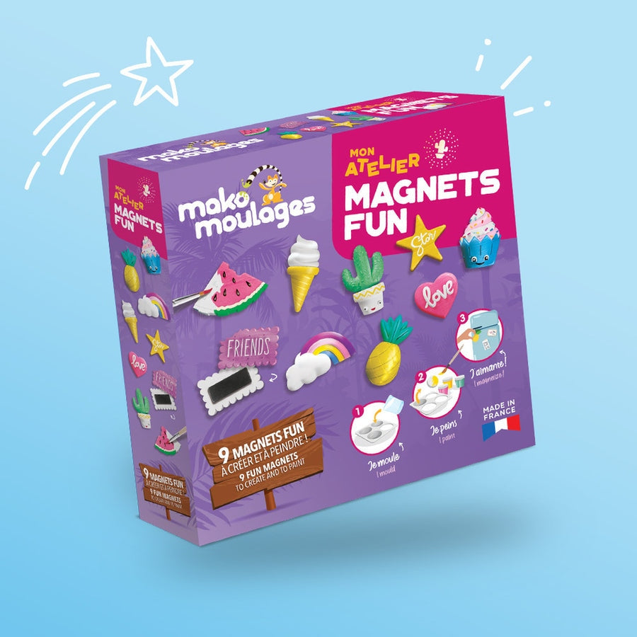 Mako moulages – Mon Atelier Magnets Fun | Kit créatif DIY enfants Mako moulage