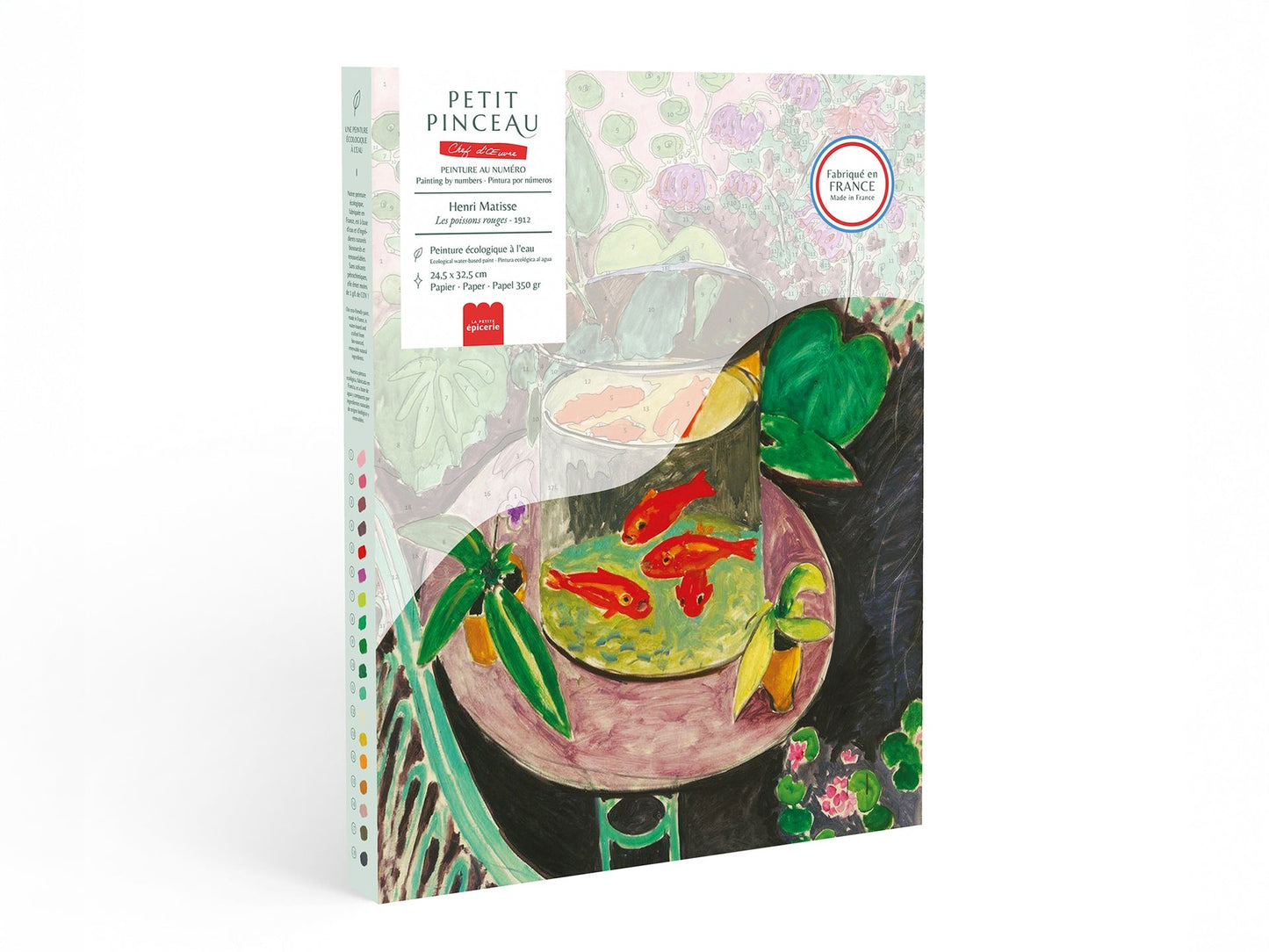 Coffret Peinture au Numéro – Les Poissons Rouges – Henri Matisse | Petit Pinceau LA PETITE EPICERIE