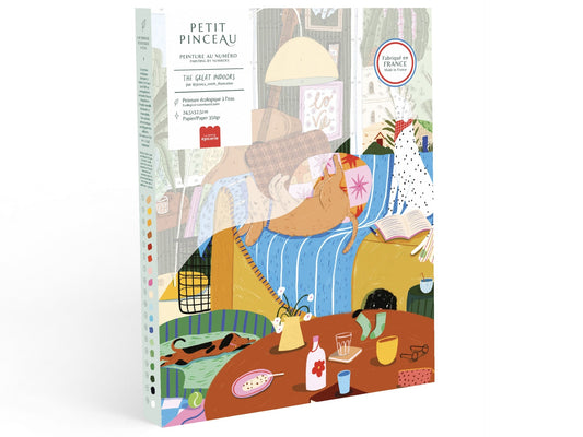 Coffret peinture au numéro cosy Petit Pinceau x Jessica Smith