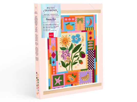 Coffret Petit Diamond – Diamond Painting “Cosmo Sun” (30×40 cm) | La Petite Épicerie LA PETITE EPICERIE