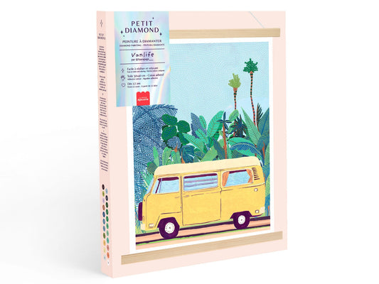 Coffret Petit Diamond – Diamond Painting “Van Life” 30x40 cm | La Petite Épicerie LA PETITE EPICERIE