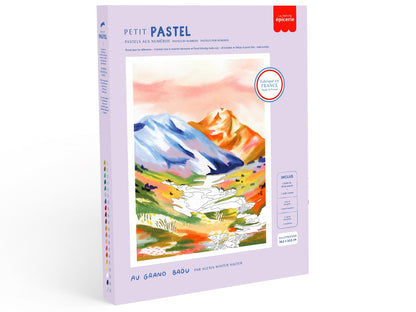 Coffret Pastel au Numéro – Petit Pastel “Au Grand Baöu” | Paysage Montagne LA PETITE EPICERIE