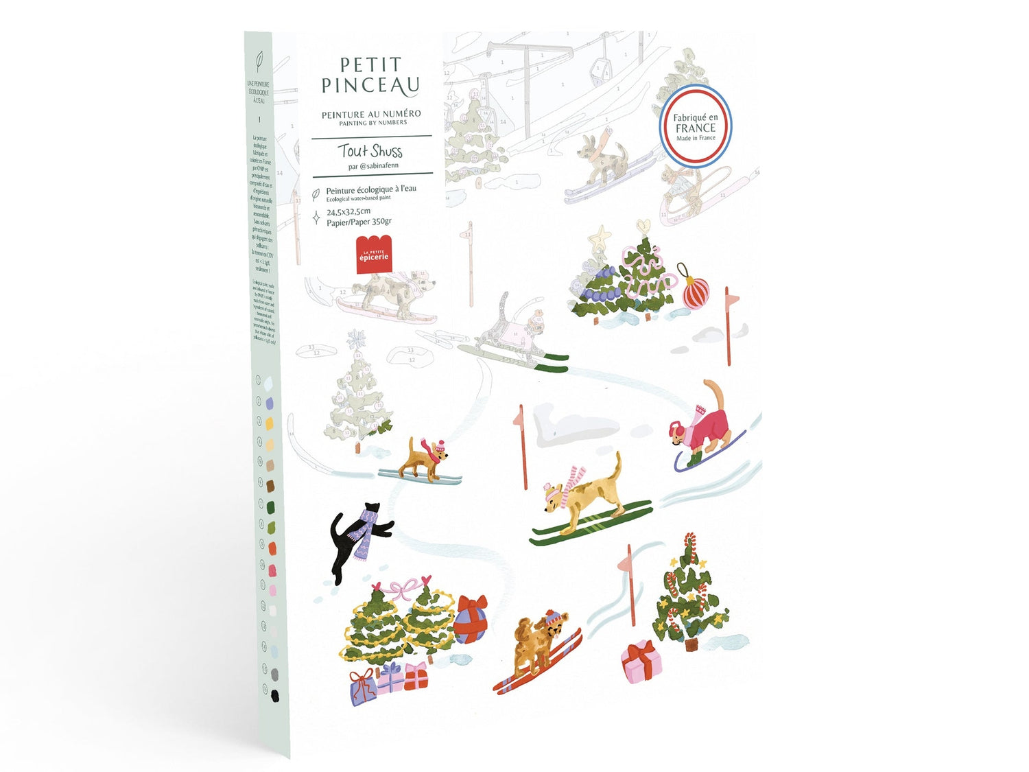 Coffret Peinture au Numéro – Tout Schuss Petit Pinceau x Sabina Fenn LA PETITE EPICERIE