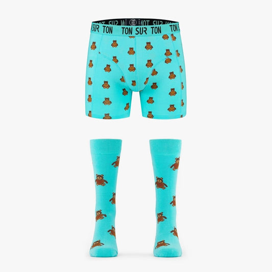 Chaussettes & Boxer Theodore – Coton Bio – Cadeau Homme Ton sur Ton