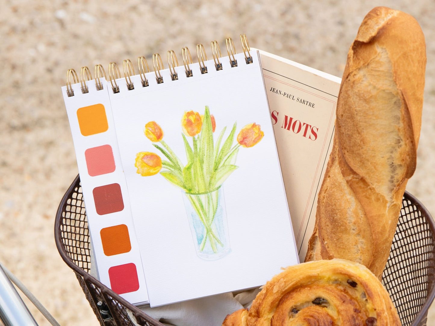 Coffret aquarelle complet avec pinceau et pigments