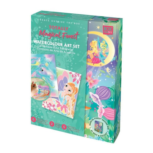 Coffret aquarelle forêt magique Box Candiy enfant