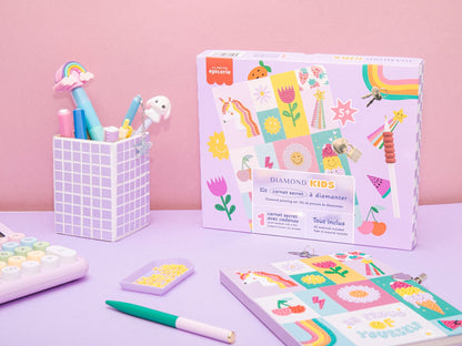 Petit Diamond Kids Carnet Secret – Coffret Créatif Diamond Painting Enfant dès 6 ans LA PETITE EPICERIE