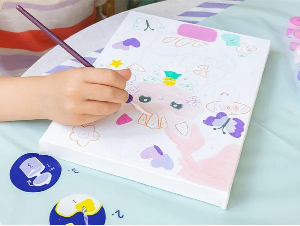 Petit Pinceau Kids Maneki Neko – Peinture au Numéro Enfant dès 6 Ans | Chat Porte-Bonheur Japonais LA PETITE EPICERIE