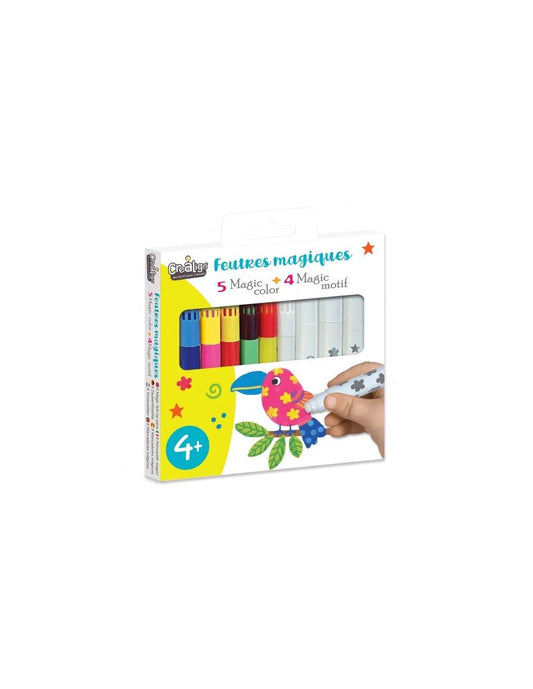 Feutres magiques motifs Créalign’ – Coffret créatif enfants Créa lign