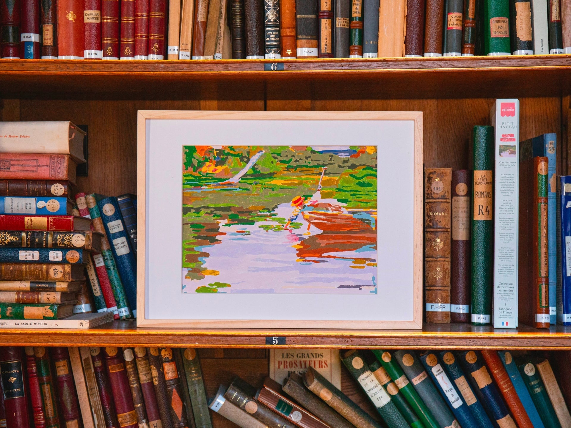 Peinture au Numéro Curt Herrmann – Mädchen im Kahn LA PETITE EPICERIE