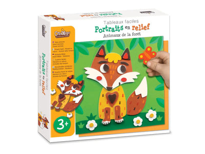 Relief portraits forest animals Créa Lign