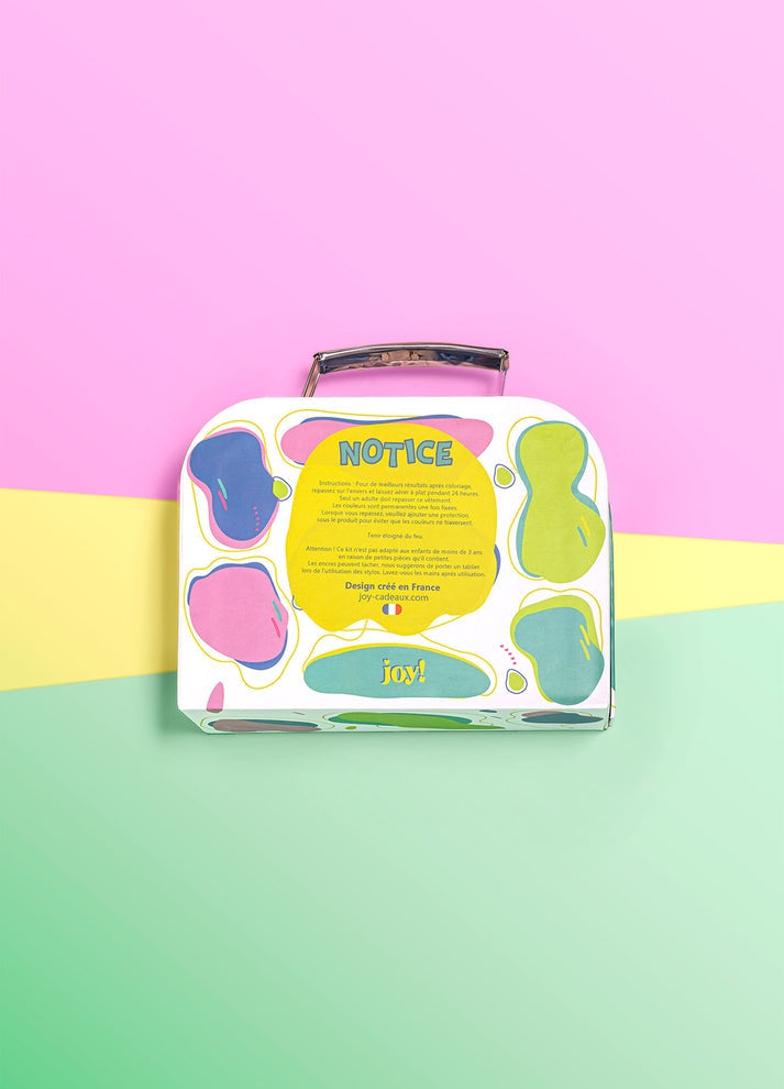 Pyjama à colorier Licornes – Fille | Coffret créatif JOY! avec feutres lavables JOY!