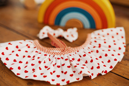 Kit couture col Pierrot enfant Anna – Col fantaisie & barrette assortie Com'1 Idée