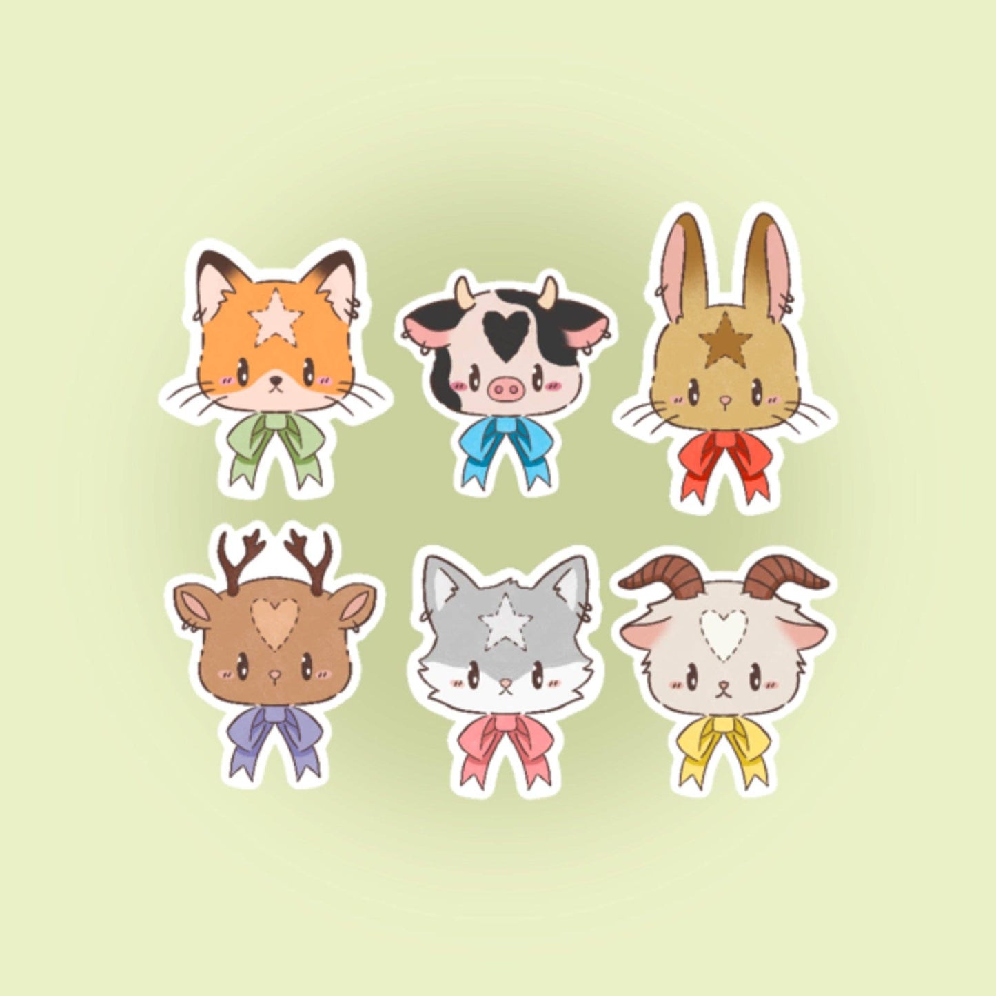 Mystery Sticker Série 2 – Sticker Kawaii Animaux Mystère à Collectionner Liviaa.studio