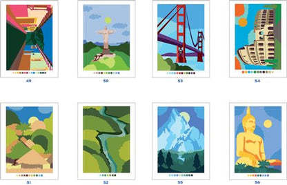 Coloriages mystères - Tour du monde Hachette Heroes
