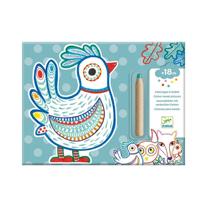 Pochette de coloriages magiques animaux de la forêt pour enfants