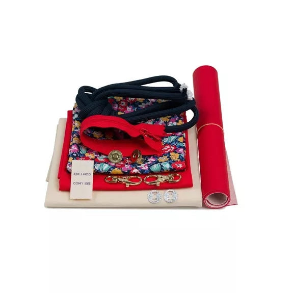 Kit Couture Petit Sac Bandoulière “Stella” – Sac Liberty & Simili Cuir DIY Com'1 Idée