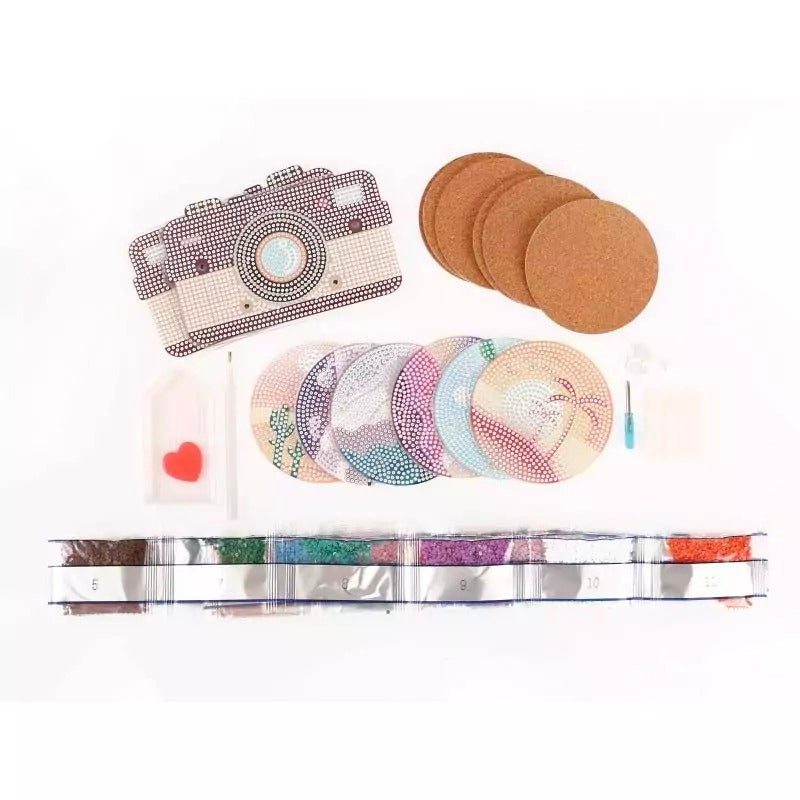 Kit 6 sous-verres à strasser - Graine Créative GRAINE CREATIVE