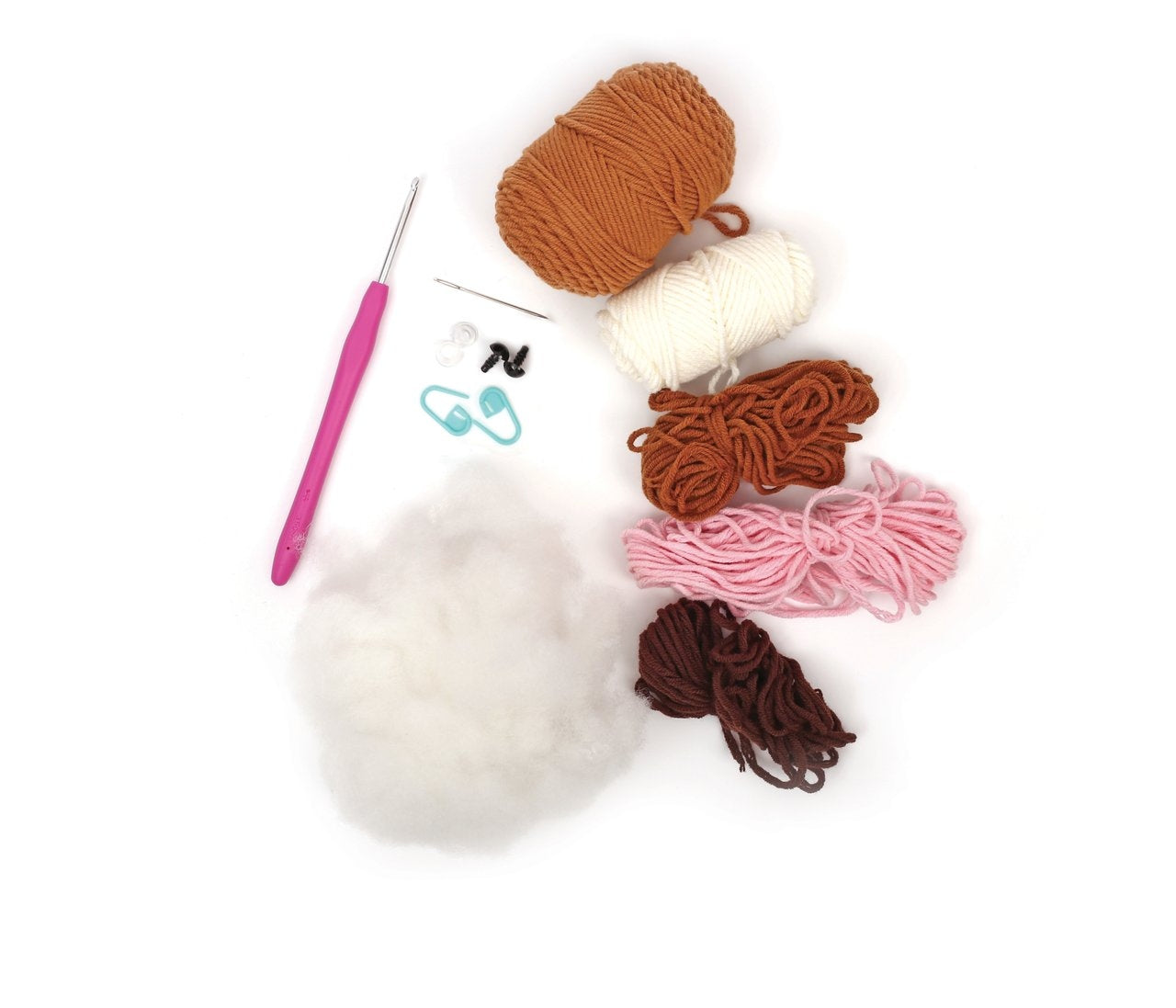 Kit Crochet Amigurumi Biche 17 cm – Doudou DIY Kawaii Graine Créative GRAINE CREATIVE