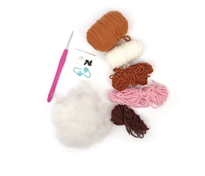 Kit Crochet Amigurumi Biche 17 cm – Doudou DIY Kawaii Graine Créative GRAINE CREATIVE