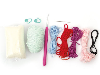 Kit Minigurumi Kazuo le Lion 10 cm – Kit Crochet Kawaii Graine Créative GRAINE CREATIVE