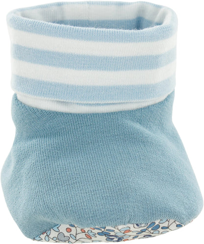 Kit Couture Naissance “Marin” – Bonnet & Chaussons Bébé Liberty DIY Com'1 Idée