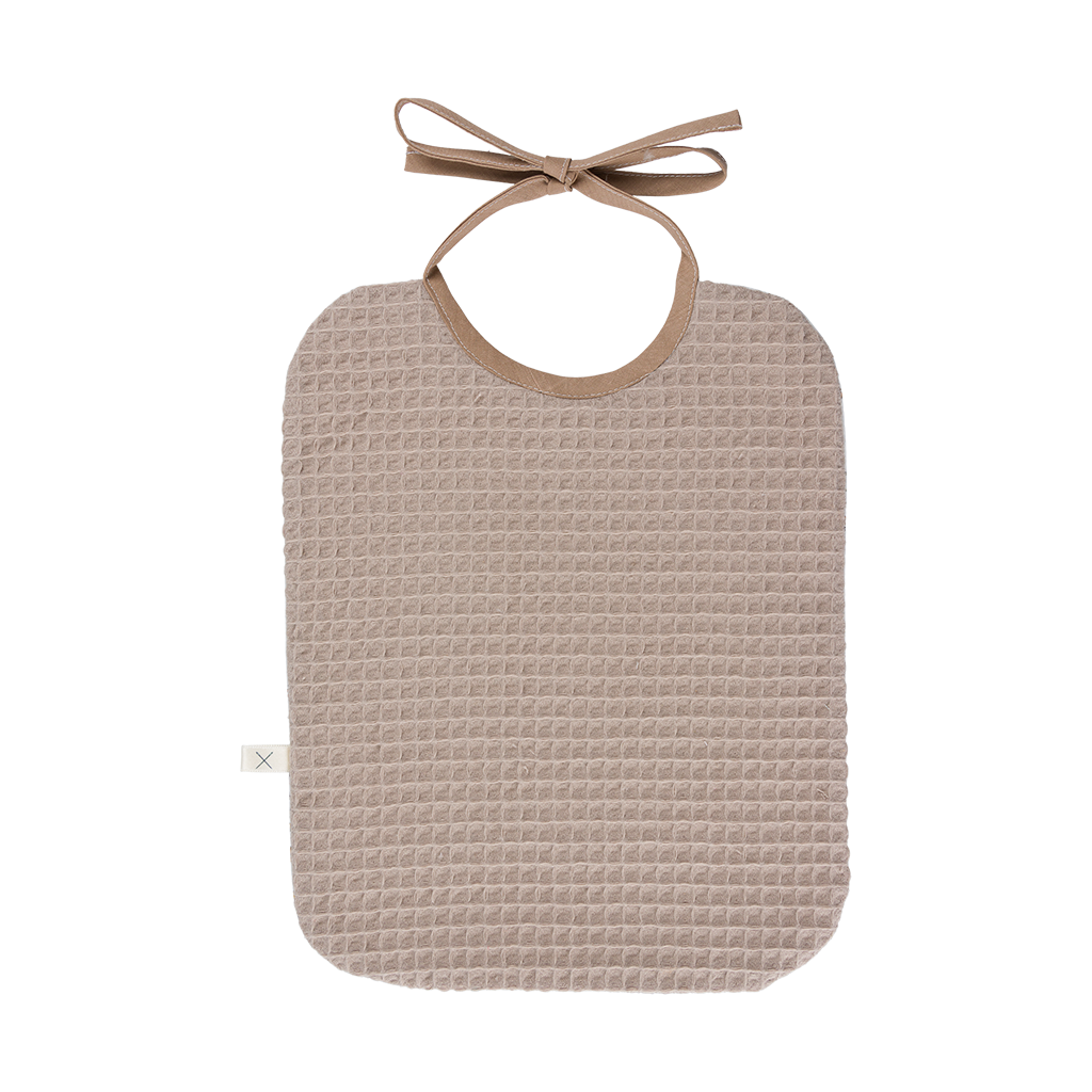 Kit couture premier repas bébé Milo – Bavoir & lingettes Liberty bébé Com'1 Idée