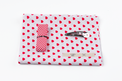 Kit couture col Pierrot enfant Anna – Col fantaisie & barrette assortie Com'1 Idée