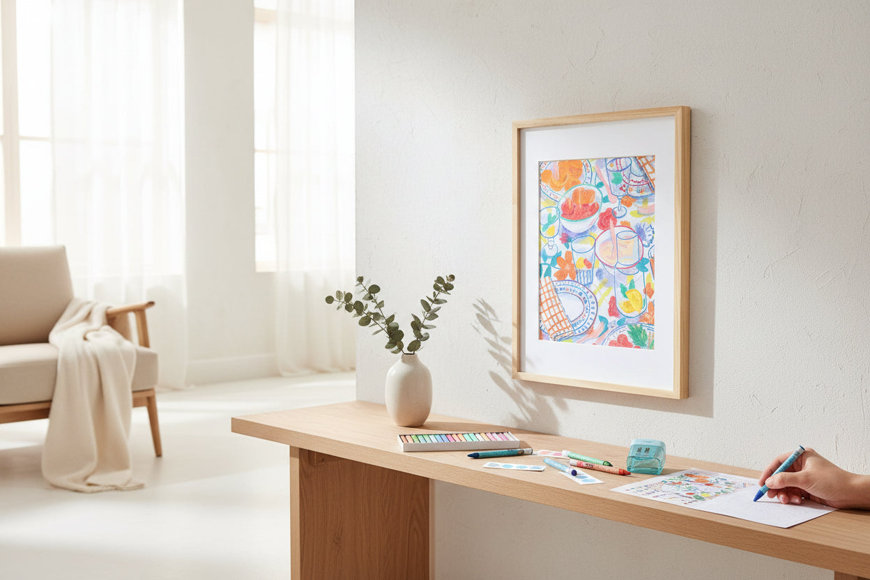 Coffret Pastel au Numéro – Petit Pastel “Comme un dimanche” | Art Relaxant LA PETITE EPICERIE