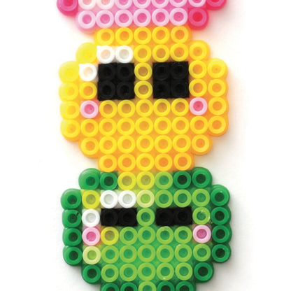 Créations kawaii réalisées avec mini perles à repasser