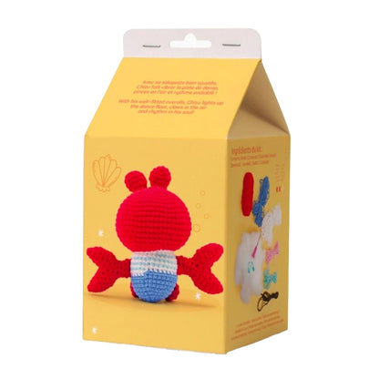 Kit Minigurumi “Chizu le Crabe” – Amigurumi Crochet Kawaii DIY GRAINE CREATIVE