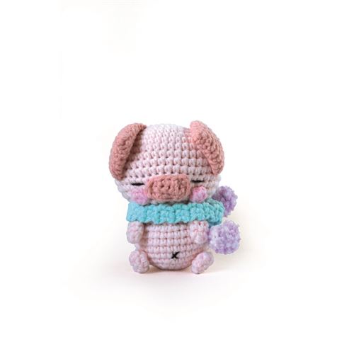 Diy - mini amigurumi pig kit Graine Créative 