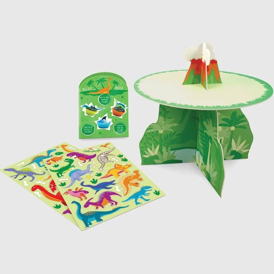 Coffret cupcakes dinosaures enfant – Kit pâtisserie créative 5 ans+ BoxCanDIY