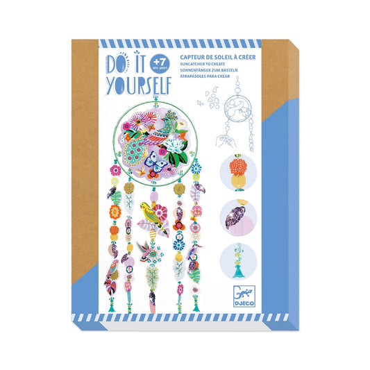 DIY Capteur de Soleil Oiseau de Paradis Djeco – Kit Créatif Attrape-Soleil à Fabriquer Djeco